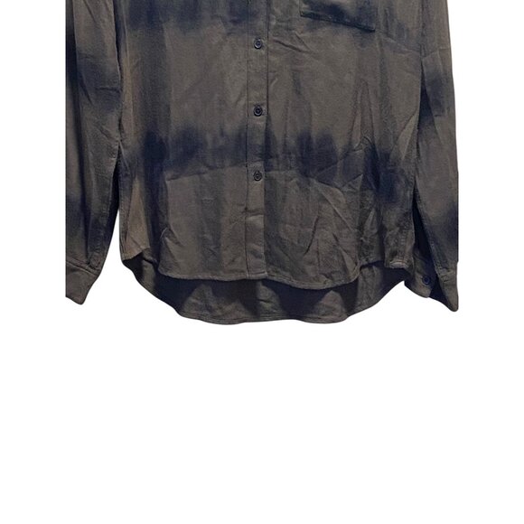 Rails Black Waves Blouse Hunter Olive Size M - Picture 8 of 15